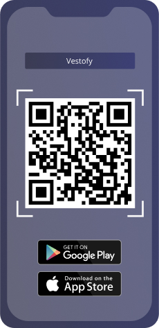 Vestofy Mobile app image.